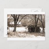 B&W建物 ポストカード (正面/裏面)