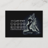 B&W片足キングピジョンヨガポーズクラス10パス ロイヤリティカード (正面)