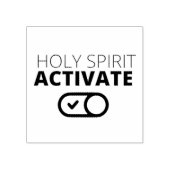 B/W聖霊活性化アイコンゴスペル画像ゴップ ラバースタンプ (インプリント)