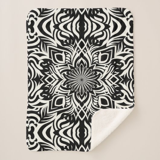 B&W調和 シェルパブランケット (正面)