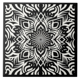 B&W調和(縁ど付) タイル