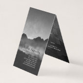 B&W霊気ヨガインストラクター価格表アポイントメント 名刺 (裏面)