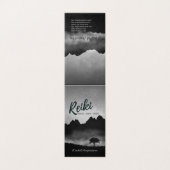 B&W霊気ヨガインストラクター価格表アポイントメント 名刺 (外部フラット)