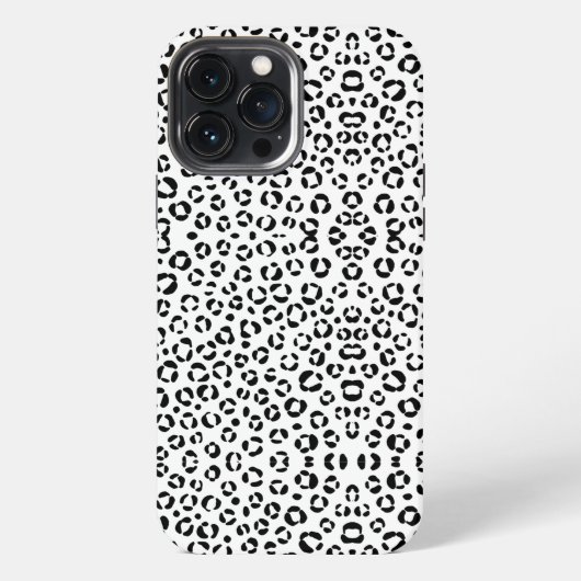B&W アニマルプリント iPhoneケース (裏面)