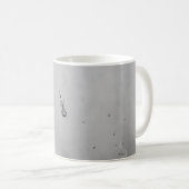B&W - クモと子クモ コーヒーマグカップ (正面右)