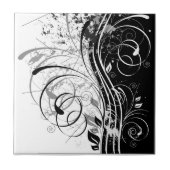 B&W グランジ タイル (正面)