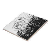 B&W グランジ タイル (側面)