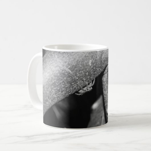 B&W – スパイダー02 コーヒーマグカップ (正面左)