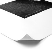 B&W ヴィンテージ リンカーン コンチネンタル ポスター 印刷 (角)
