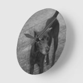 B&W - Aspin ラウンド壁時計 (傾斜)