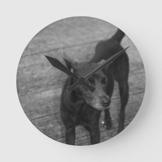 B&W - Aspin ラウンド壁時計 (正面)