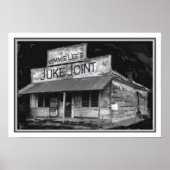 B&W Juke Joint Poster 13 x 19 ポスター (正面)