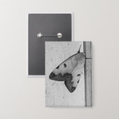 B&W - Ophiusa tirhaca，グリーンドラブ 缶バッジ (正面/裏面)