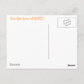 B&W RATSコラージュポストカード ポストカード (裏面)