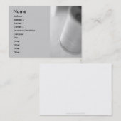 B&W/Sewingの名刺の糸 名刺 (正面/裏面)