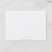 B&W/Sewingの名刺の糸 名刺 (裏面)