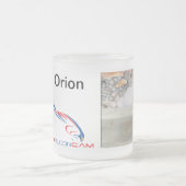 B.Weaverオリオンのデザインのマグ フロストグラスマグカップ (中央)