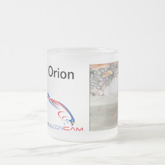 B.Weaverオリオンのデザインのマグ フロストグラスマグカップ (中央)