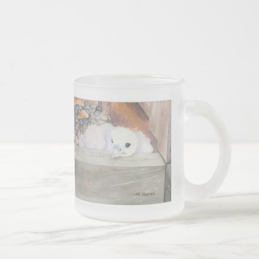 B.Weaverオリオンのデザインのマグ フロストグラスマグカップ (右)