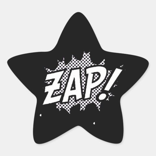 B&Wzappower 星シール (正面)