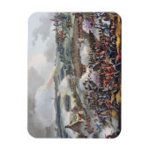 Baで行動する英国陸軍の中心 マグネット (縦)