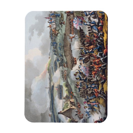 Baで行動する英国陸軍の中心 マグネット (縦)