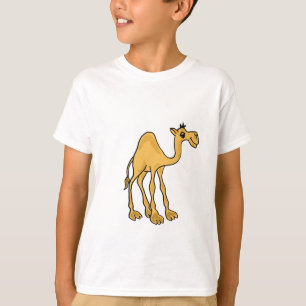 BAのおもしろいなラクダの漫画のワイシャツ Tシャツ