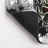 BAのスカルのマウスパッドのバックライトを当てられたスカル3 マウスパッド (コーナー)