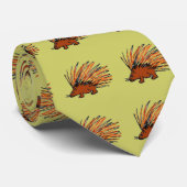 BAの刺だらけのヤマアラシのタイ ネクタイ (ロール)