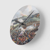 Baの行為のイギリス陸軍の中心 ラウンド壁時計 (傾斜)