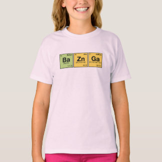 BAのZN GA! おもしろいを綴る周期的な要素 Tシャツ