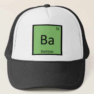 Ba - バンブー化学元素記号 キャップ