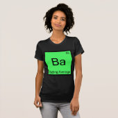 Ba - 打率 化学元素記号Tシャツ Tシャツ (正面フル)
