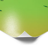 Ba Be Lakeベトナムの湖の地図 フォトプリント (角)