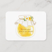 Ba-Bee招待状囲いカード用の帳簿 エンクロージャーカード (裏面)