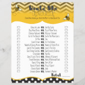 Ba-Bee赤ちゃんシャワー彼女はむしろゲームプリント チラシ (正面)