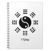 Ba Gua、8つのトリグラム、陰陽カスタマイズ ノートブック (正面)
