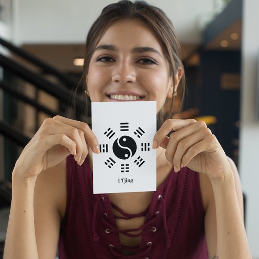 Ba Gua、8つのトリグラム、陰陽カスタマイズ ポストカード