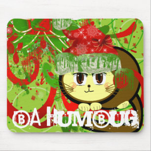 Ba Humbug Cat カスタマイズ - マウスパッド