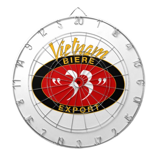 "Ba Moui Ba"の- "33"ビール、ベトナム ダーツボード (正面)