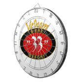 "Ba Moui Ba"の- "33"ビール、ベトナム ダーツボード (正面右)