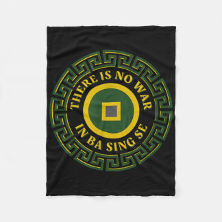 Ba Sing Se Asian Coinデザインに戦争はない フリースブランケット
