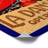 Ba-Ta-Clanオープンヴィンテージフランスの劇場広告 ポスター (角)