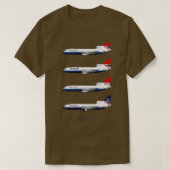 BA tristar 500s  Tシャツ (デザイン正面)