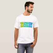 Ba Zn Ga!周期表要素Tシャツ Tシャツ (正面フル)