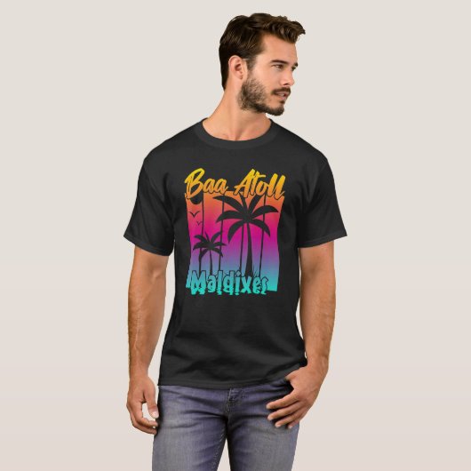 Baa Atoll Maldives Tシャツ (正面フル)