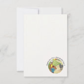 baa baa 黒ひつじの誕生日パーティーコレクション サンキューカード (裏面)