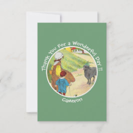 baa baa 黒ひつじの誕生日パーティーコレクション サンキューカード