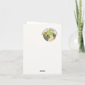 baa baa 黒ひつじの誕生日パーティーコレクション サンキューカード (裏面)