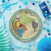 Baa, Baa, Black Sheep Birthday Party Collection ペーパープレート (パーティー)